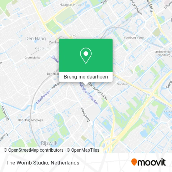 The Womb Studio kaart