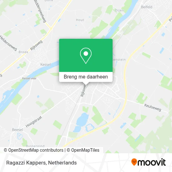 Ragazzi Kappers kaart