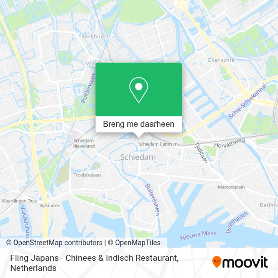 Fling Japans - Chinees & Indisch Restaurant kaart