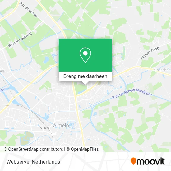 Webserve kaart