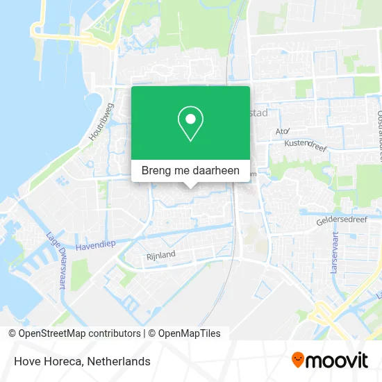 Hove Horeca kaart