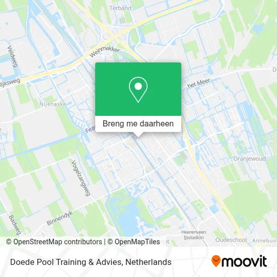 Doede Pool Training & Advies kaart