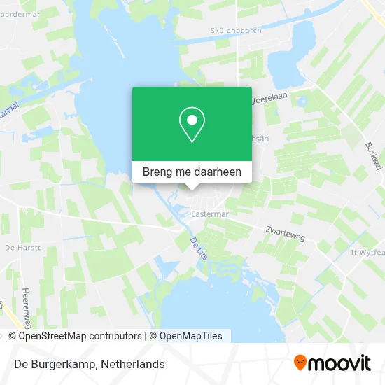 De Burgerkamp kaart