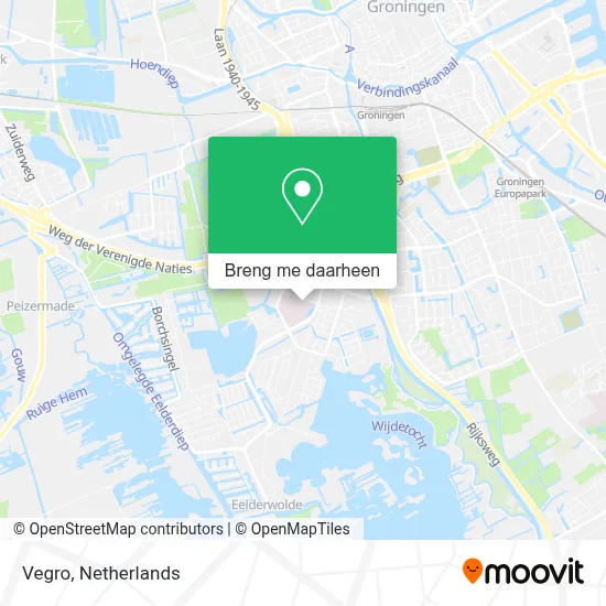 Vegro kaart