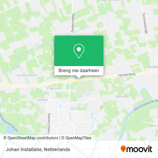 Johan Installatie kaart