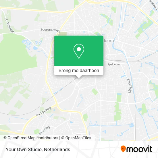 Your Own Studio kaart
