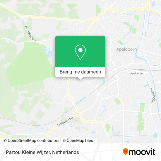 Partou Kleine Wijzer kaart