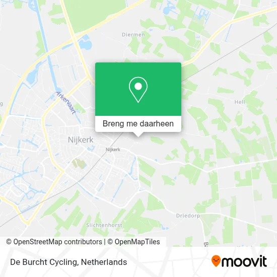 De Burcht Cycling kaart