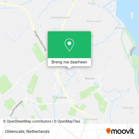 Oldencate kaart
