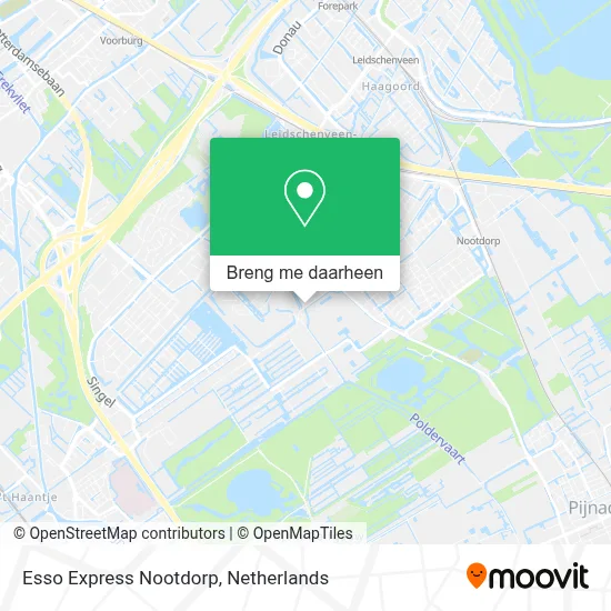 Esso Express Nootdorp kaart
