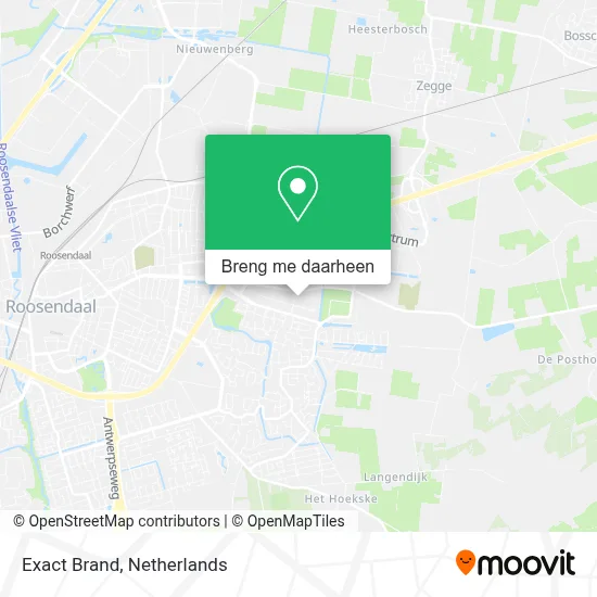 Exact Brand kaart