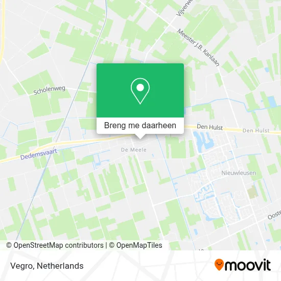 Vegro kaart