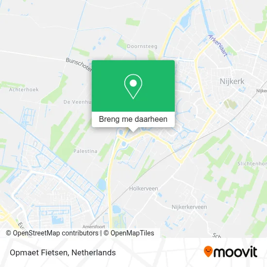 Opmaet Fietsen kaart
