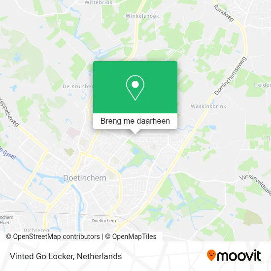 Vinted Go Locker kaart