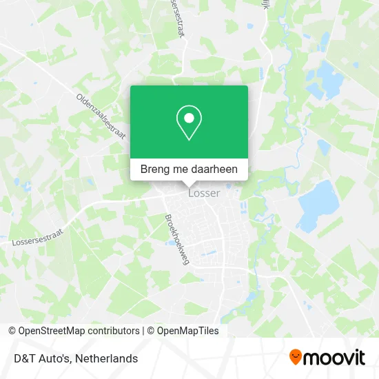 D&T Auto's kaart