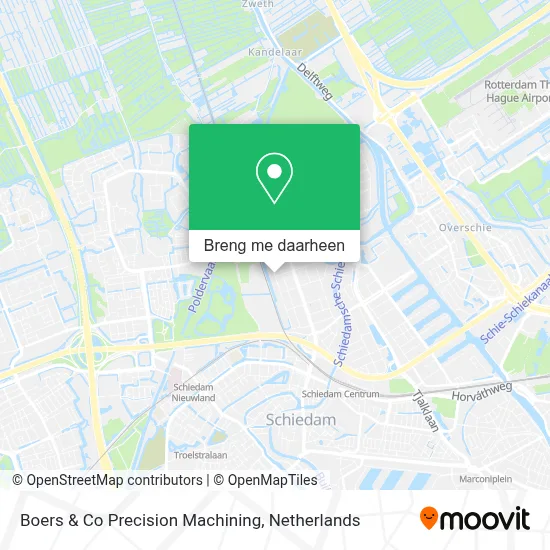 Boers & Co Precision Machining kaart