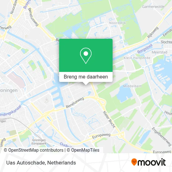 Uas Autoschade kaart