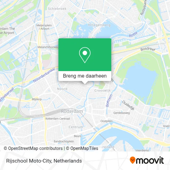 Rijschool Moto-City kaart