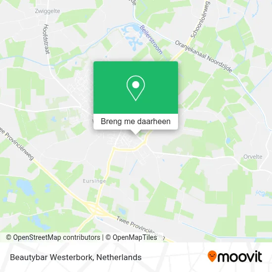 Beautybar Westerbork kaart