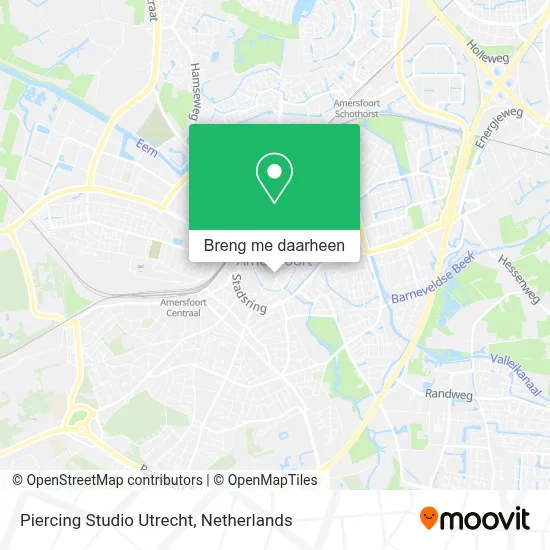 Piercing Studio Utrecht kaart