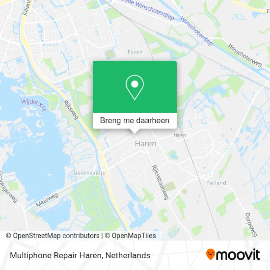 Multiphone Repair Haren kaart