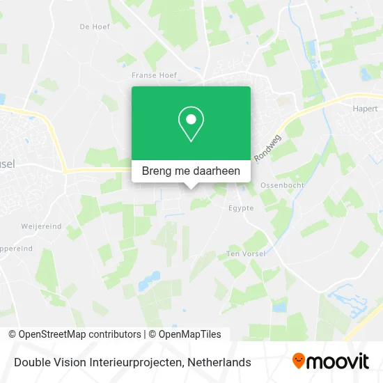 Double Vision Interieurprojecten kaart