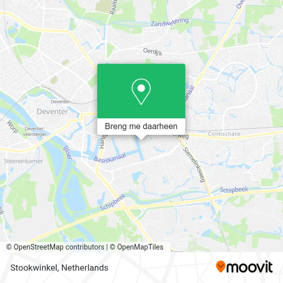 Stookwinkel kaart