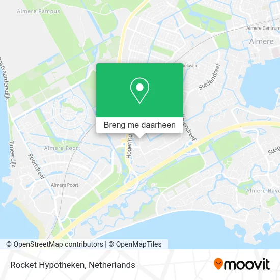 Rocket Hypotheken kaart