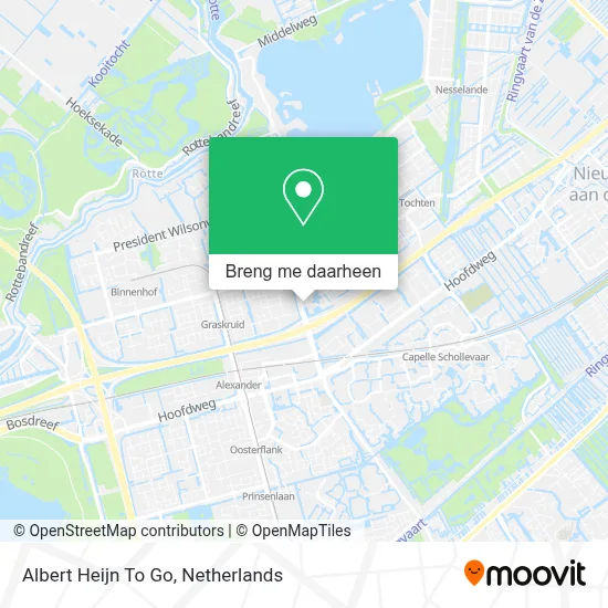 Albert Heijn To Go kaart