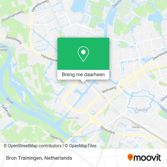 Bron Trainingen kaart