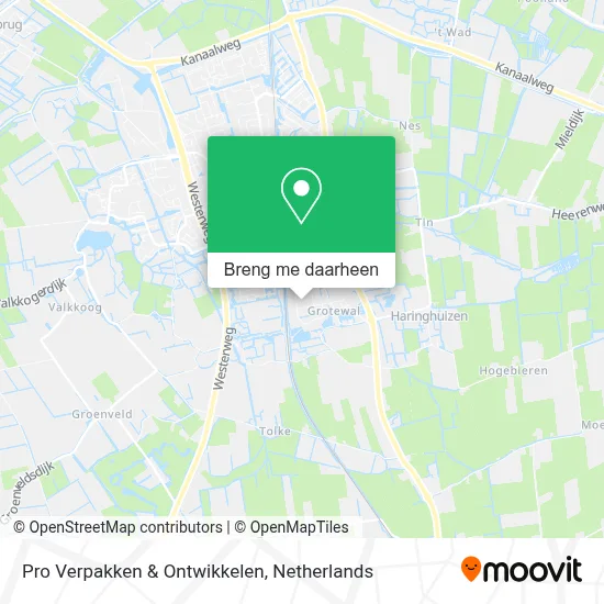 Pro Verpakken & Ontwikkelen kaart