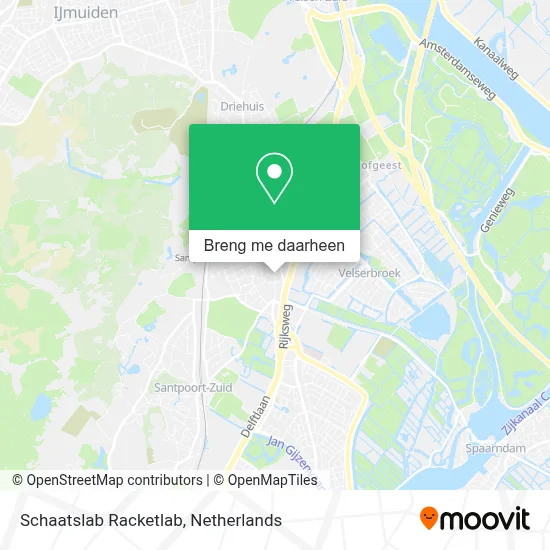 Schaatslab Racketlab kaart