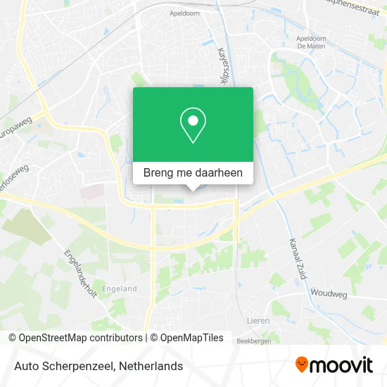 Auto Scherpenzeel kaart