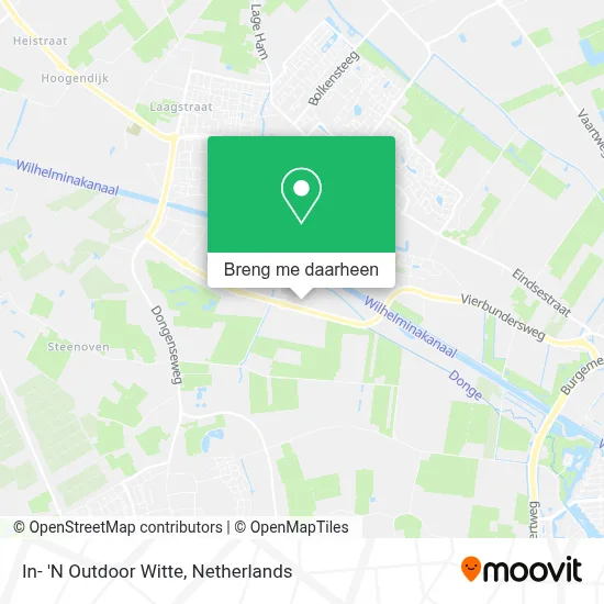 In- 'N Outdoor Witte kaart
