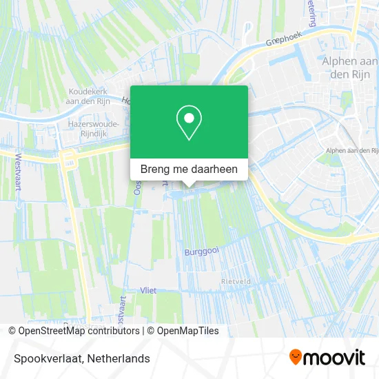 Spookverlaat kaart