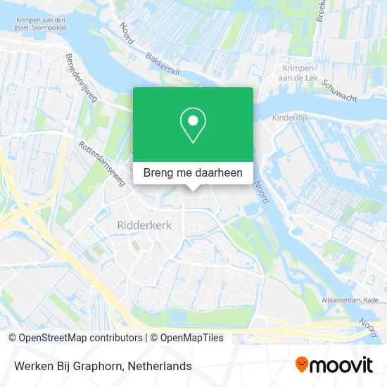 Werken Bij Graphorn kaart