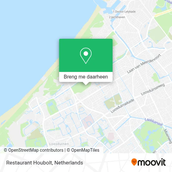 Restaurant Houbolt kaart