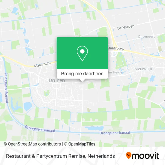 Restaurant & Partycentrum Remise kaart
