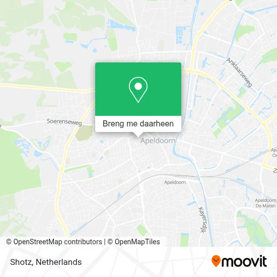 Shotz kaart