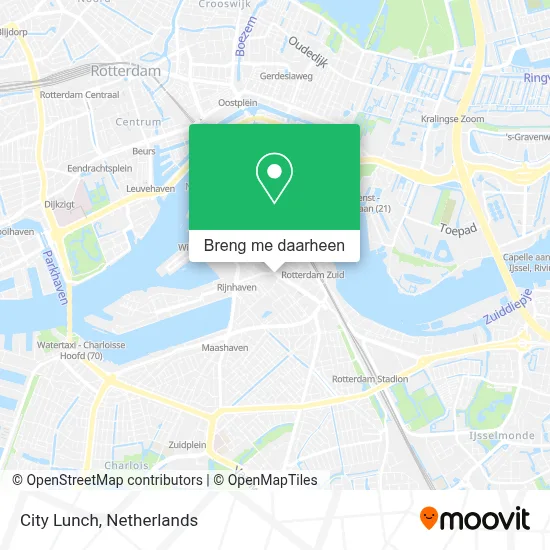 City Lunch kaart