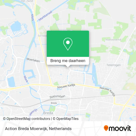 Action Breda Moerwijk kaart