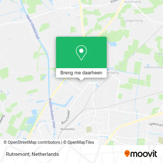 Rutremont kaart