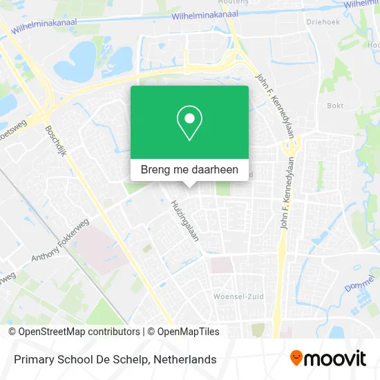 Primary School De Schelp kaart