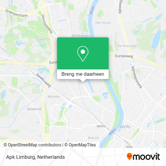 Apk Limburg kaart