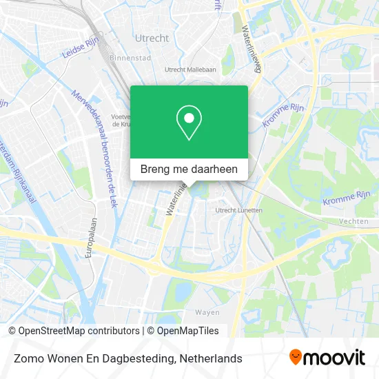 Zomo Wonen En Dagbesteding kaart