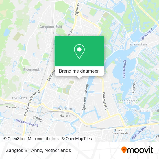 Zangles Bij Anne kaart