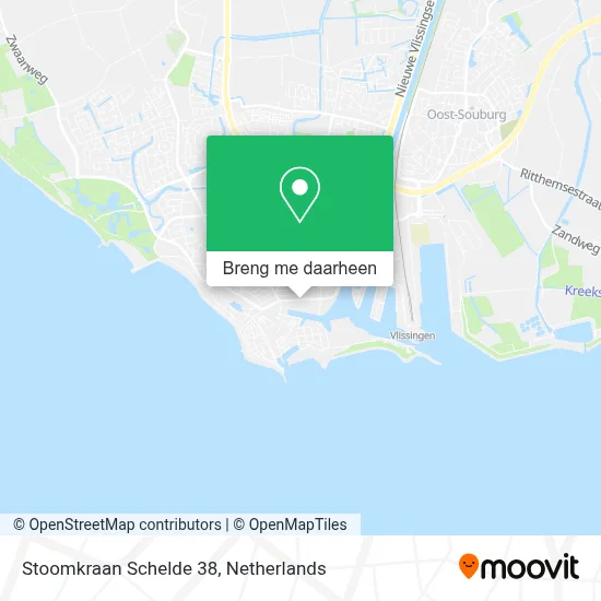 Stoomkraan Schelde 38 kaart