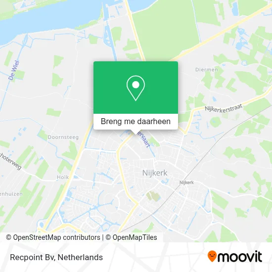 Recpoint Bv kaart
