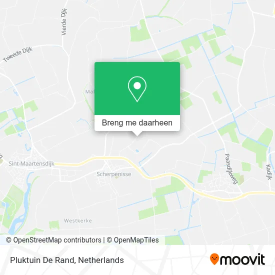 Pluktuin De Rand kaart