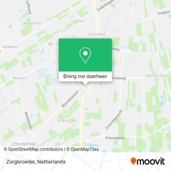 Zorgbroeder kaart